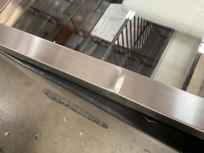 Photo 1 of Frigidaire EFMIS2415 Beverage Refrigerator, Glass Door, Compact Mini Fridge with Digital Temperature Control, Fits 115 Cans or 34 Bottles, 96L Capacity-19.1" D x 17.5" W x 31.2" H, Stainless