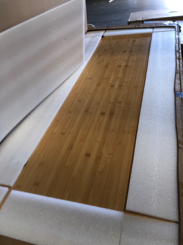 Photo 1 of VWINDESK Natural Bamboo Desk Table Top Only