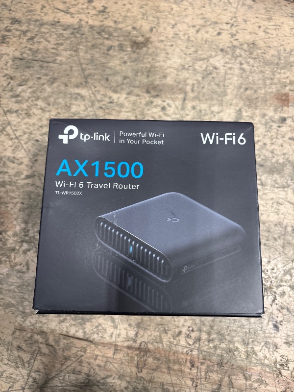 Photo 2 of TP-Link Ultra-Portable Wi-Fi 6 AX1500 Travel Router TL-WR1502X | Easy Public WiFi Sharing | Hotel/RV/Travel Approved | Phone WiFi Tether | USB C Powered | Multi-Mode | Tether App | Durable Design