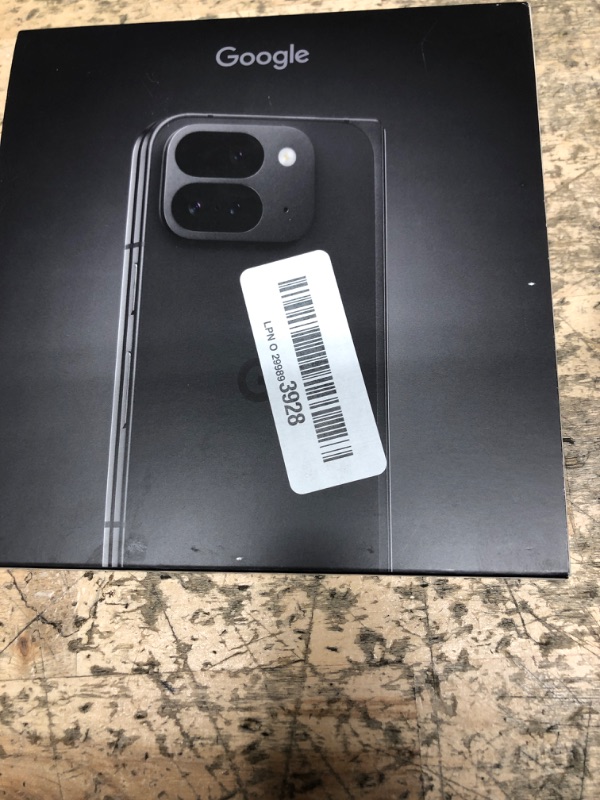 Photo 1 of Google Pixel 9 Pro Fold - Unlocked Android Smartphone with Gemini - Advanced Triple Rear Camera System - Foldable Display - Hands-Free Video - Obsidian - 256 GB