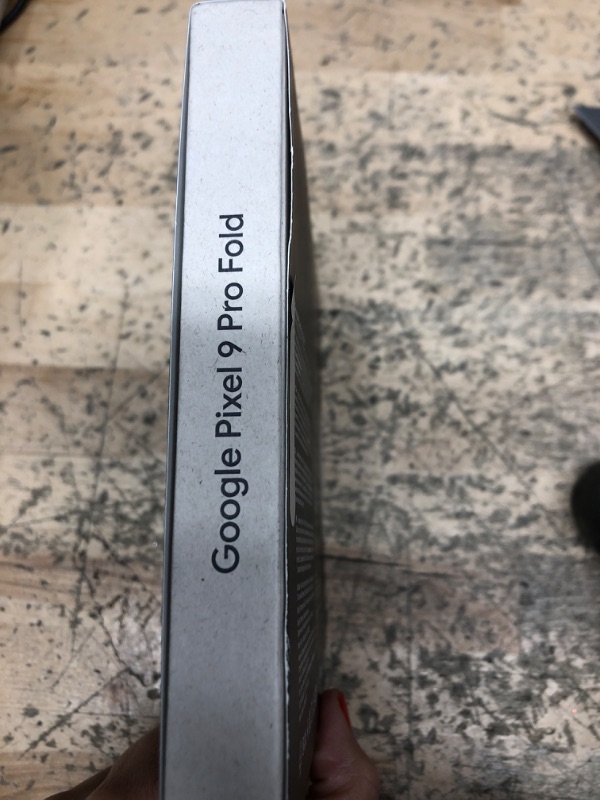 Photo 1 of Google Pixel 9 Pro Fold - Unlocked Android Smartphone with Gemini - Advanced Triple Rear Camera System - Foldable Display - Hands-Free Video - Obsidian - 256 GB