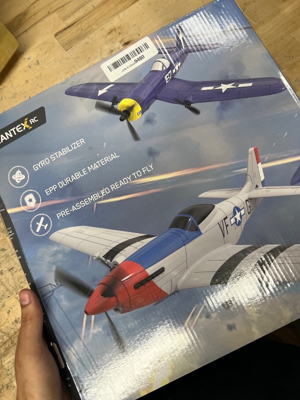 Photo 1 of VOLANTEXRC RC Plane 3 Channel Remote Control Airplane Fighter Toys, 2.4GHz 6-axis Gyro Stabilizer RTF Glider Aircraft Plane, Easy to Fly for Adults Kids Beginners Boys (Spitfire)