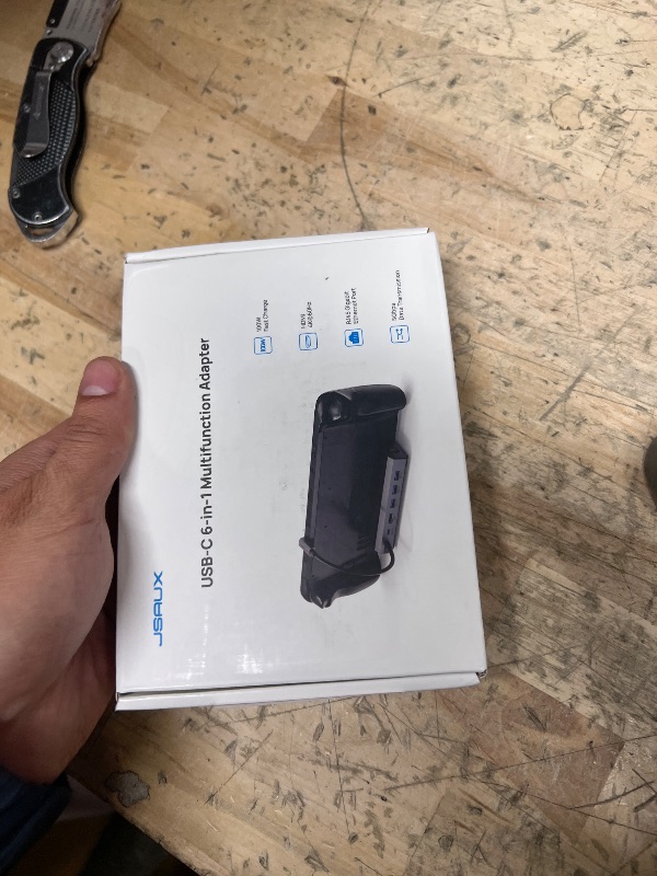 Photo 1 of JSAUX Docking Station for Steam Deck/ROG Ally/Legion Go/MSI Claw, 6-in-1 Steam Deck Dock with HDMI 4K@60Hz, Gigabit Ethernet, 3 USB-A 3.0 and 100W Charge, Compatible with Steam Deck OLED-HB0603