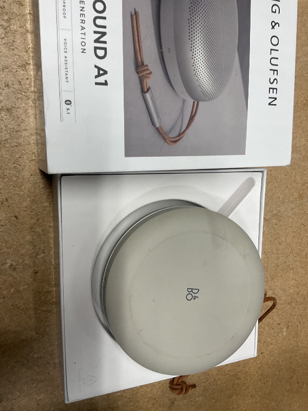 Photo 1 of Bang & Olufsen Beosound A1 (2nd Generation) Wireless Portable Waterproof Bluetooth Speaker with Microphone, Nordic Ice - LIMITED EDITION