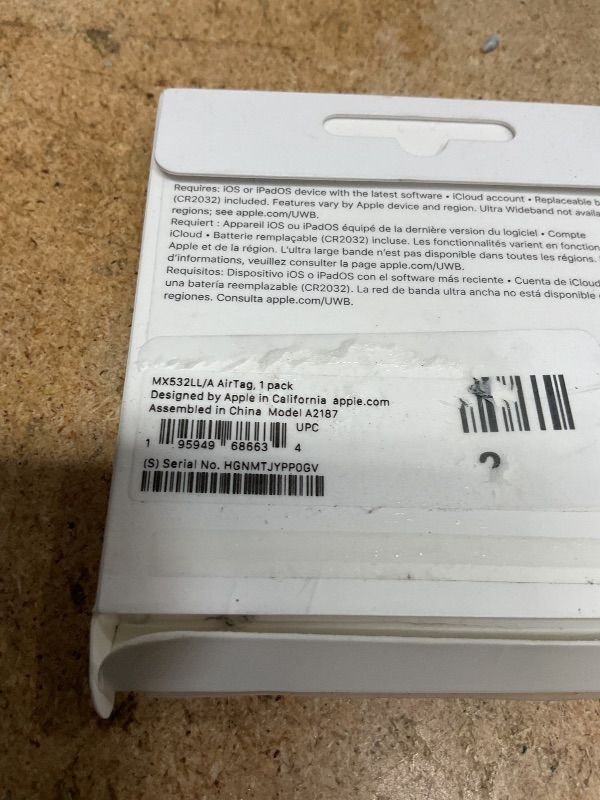 Photo 1 of Apple Air Tag 1 Pack