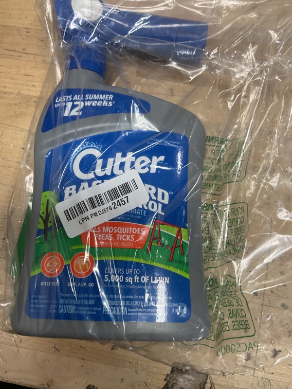 Photo 1 of Cutter Backyard Bug Control Spray Concentrate (2 Pack), Kills Mosquitoes, Fleas & Listed Ants, 32 fl Ounce