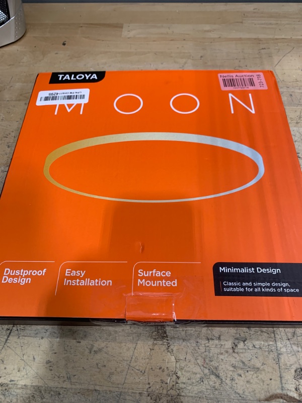 Photo 1 of TALOYA Flush Mount 12 Inch Ceiling Light (Milk White Shell), 20W Surface Mount LED Light Fixture for Bedroom Kitchen,3 Color Temperatures in One?3000k/4000k/6500k),0.94 Inch Thickness Round