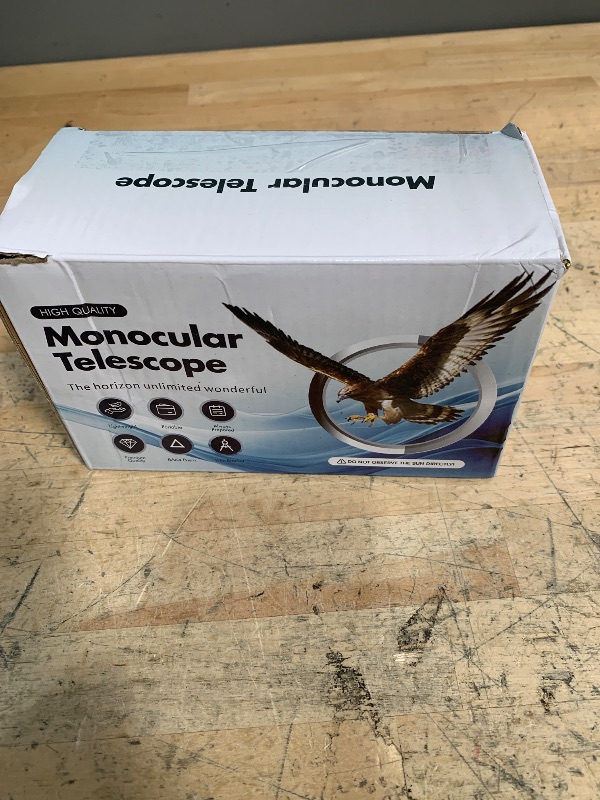 Photo 1 of Monocular-Telescope 80x100 High Powered Monocular for Adults Monocular for Smartphone Adapter Monocular Telescope Hunting Wildlife Bird Watching Travel Camping Hiking-Green