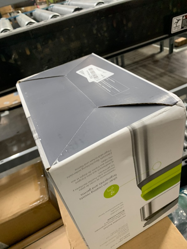 Photo 1 of simplehuman Compost Caddy, Detachable and Countertop Bin, 4 Liter / 1.06 Gallon, Brushed Stainless Steel