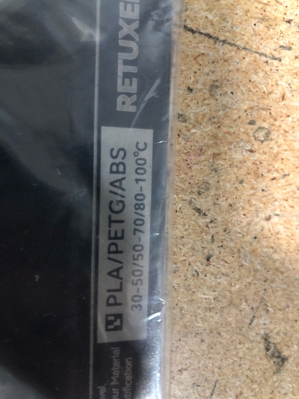 Photo 1 of RETUXEP Bambu Lab PLU Build Plate (Not PEI Sheet) Cold Print Bambulab Textured Spring Steel Sheet for Bambu Lab X1C/X1/X1E/P1P/P1S/A1, 257x257mm Flexible Removable Double Sided Bambu Build Plate