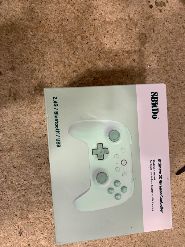 Photo 1 of 8BitDo Ultimate 2C Wireless Controller for Windows PC and Android, with 1000 Hz Polling Rate, Hall Effect Joysticks and Triggers, and Remappable L4/R4 Bumpers (Green)
