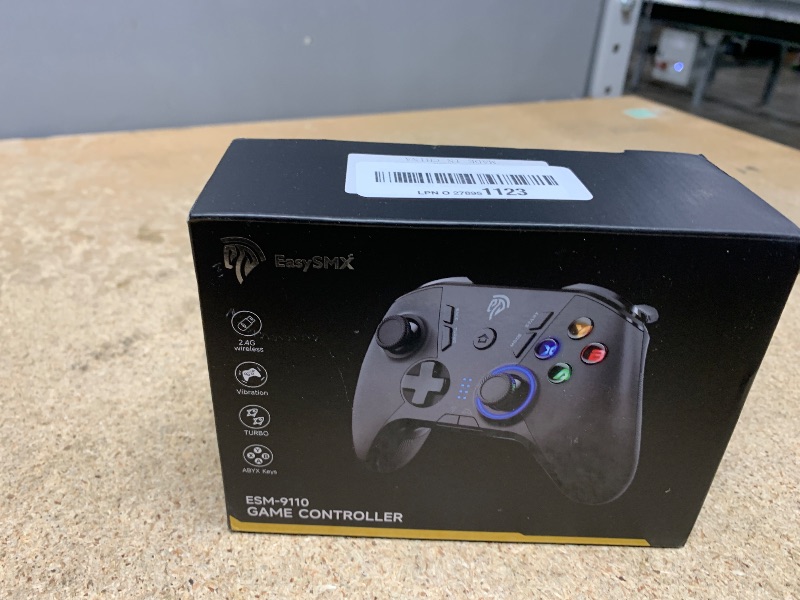 Photo 1 of EasySMX Wireless Gaming Controller for Windows PC/Steam Deck/PS3/Android TV BOX, Dual Vibrate Plug and Play Gamepad Joystick with 4 Customized Keys, Battery Up to 14 Hours, Work for Nintendo Switch