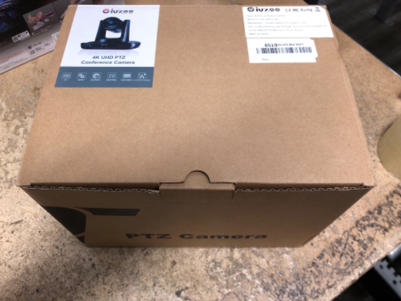 Photo 1 of iuZee 4K PTZ Conference Room Camera USB3.0/HDMI Live Streaming Camera 12X Optical Zoom Wide Angle for Video Conferencing Church Streaming Education Medical Work with Zoom Skype Teams OBS YouTube