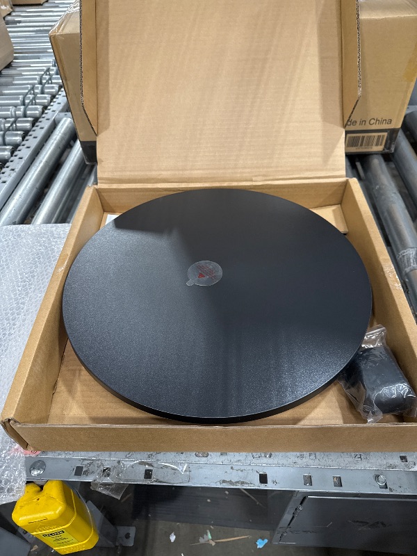 Photo 1 of Motorized Rotating Display Stand, Remote Control Rotating Display Stand, 360 Degree Mute 330 Lbs Load Electric Rotating Platform for Photography Products, Live Video Show, Angle Speed, Wired