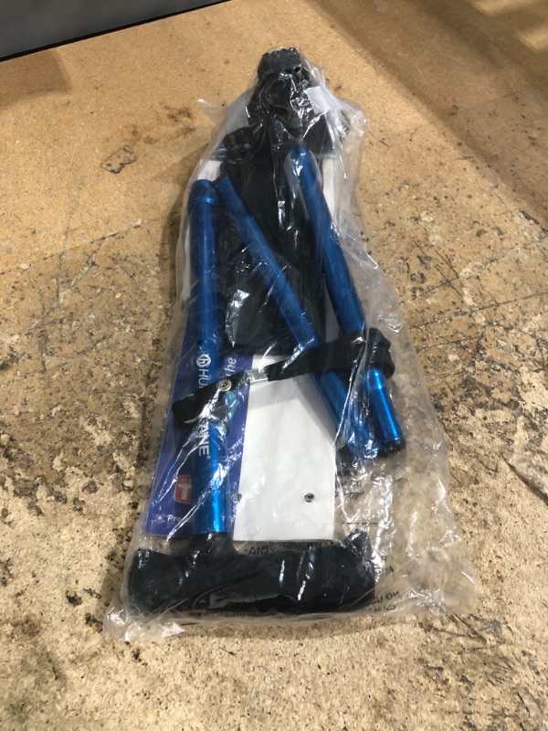 Photo 1 of HurryCane HCANE-BL-C2 Freedom Edition Foldable Walking Cane with T Handle, 37.5 Inches extended length, Trailblazer Blue