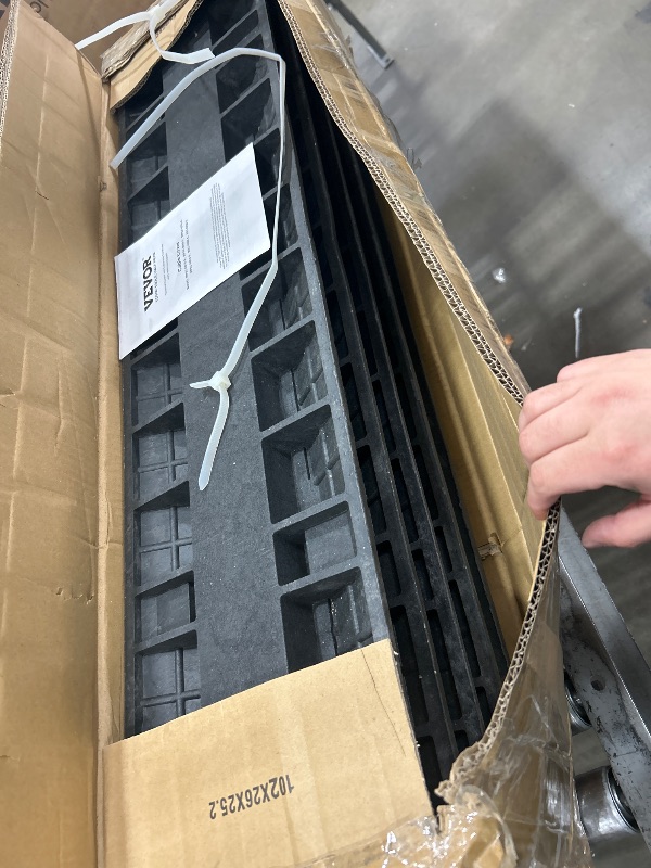 Photo 1 of *** SEE NOTES ***VEVOR Cable Protector Ramp, 5 Packs 2 Channels Speed Bump Hump, Rubber Modular Speed Bump Rated 11000 LBS Load Capacity, Protective Wire Cord Ramp Driveway Rubber Traffic Speed Bumps Cable Protector