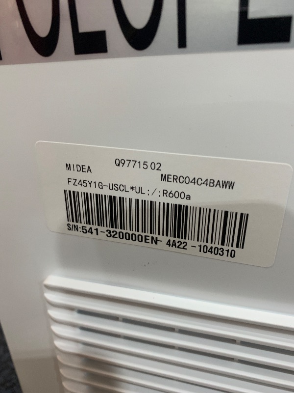 Photo 1 of Midea MERC04C4BAWW Cubic Feet Chest Freezer, 3.5 Cu.ft-Convertible, White