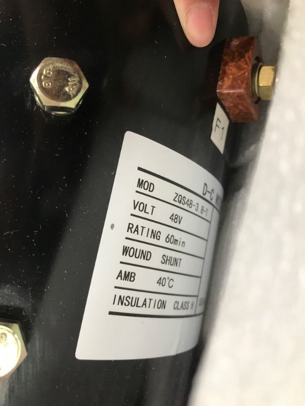 Photo 1 of ***FINAL SALE PARTS ONLY***ZTUOAUMA 48V 105A 3.8KW AMD Drive Motor ZQS48-3.8-T 1008255 DA8-4012 Compatible with 2007-UP Tomberlin E-Merge EZGO KDS Club Car KDS and More Electric Golf Cart for Curtis SepEx 1268-5403 Controller