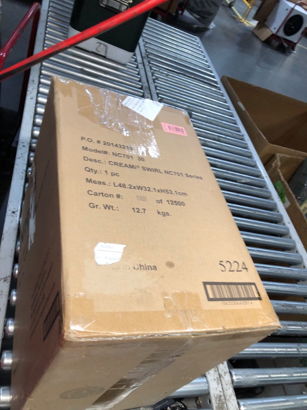 Photo 1 of ***HEAVILY USED AND DIRTY - DOESN'T POWER ON - SEE PICTURES***
Ninja CREAMi Deluxe Ice Cream & Frozen Treat Maker for Ice Cream, Sorbet, Milkshakes, Frozen Yogurt, & More, 11-in-1, XL Capacity, Silver, Includes (2) Family-Sized 24 oz. Tubs, NC501
