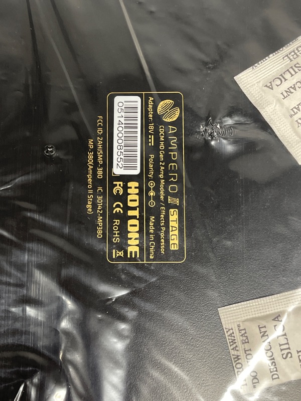 Photo 1 of HOTONE Multi-Effects Pedal Dual Effect Chains with FX Loop MIDI I/O Stereo OTG USB Audio Interface Touch Screen Ampero II Stage(Include 10 PCS Additional Footswitch Toppers)