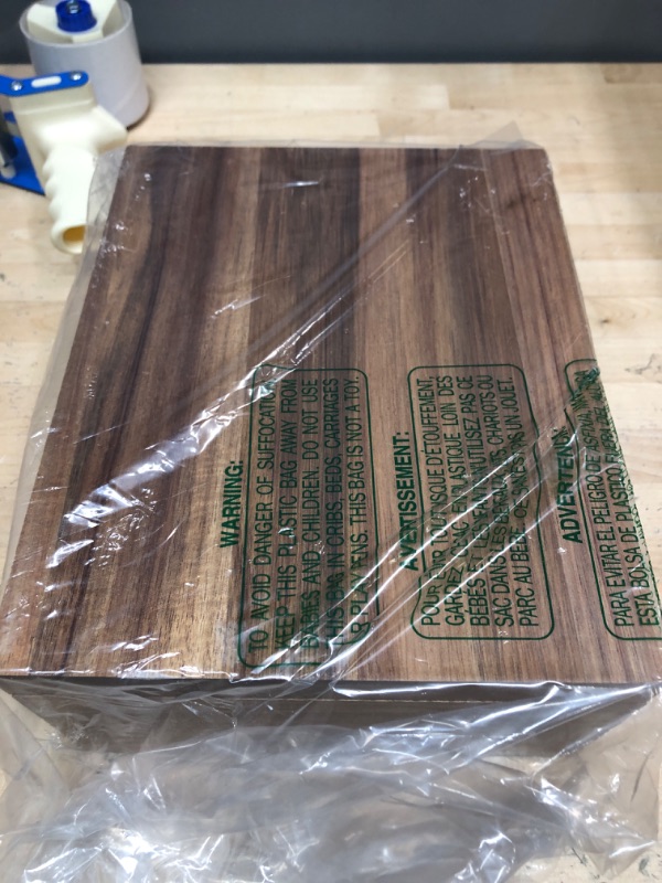 Photo 1 of DRASTAR Keepsake Box, Wooden Box with Hinged Lid, Large Memory Box, Acacia Wooden Storage Box, Decorative Wooden Box with Lids, Treasure Box for Crafts, Photo Storage Box