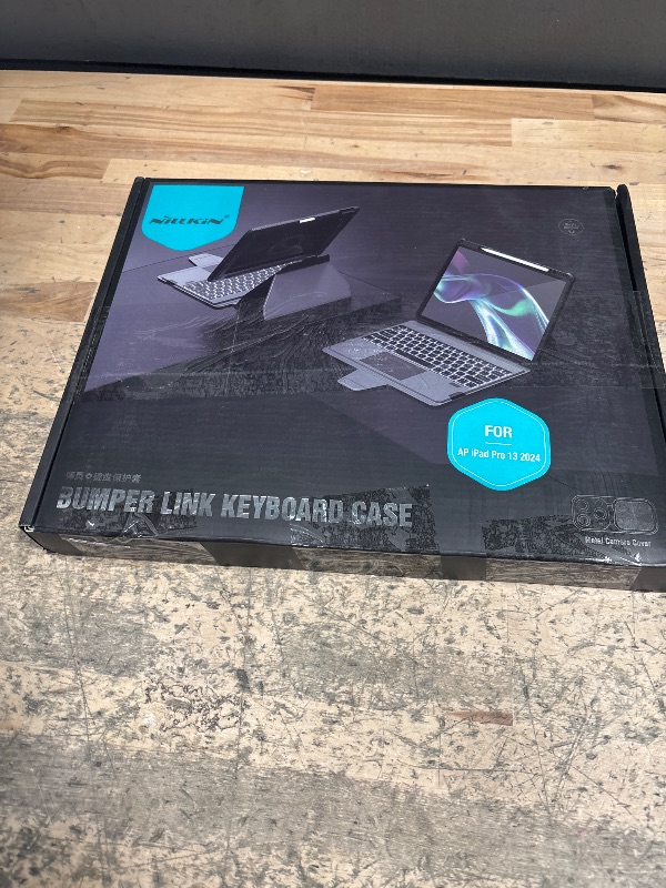 Photo 1 of Nillkin For iPad Pro 13 Inch Magic Keyboard Case(2024, M4), iPad Pro 13 Keyboard Case with Stand-Slide Camera Cover-7 Color Backlit Keyboard Case with Pencil Holder & Touchpad, Removable Magnetic Case