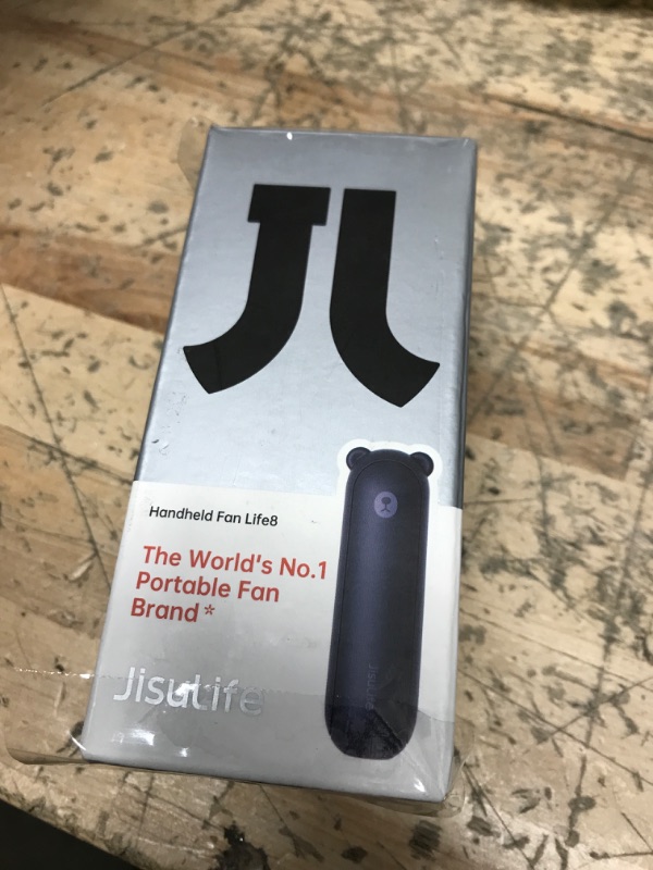 Photo 1 of JISULIFE Handheld Mini Fan, 3 IN 1 USB Rechargeable Portable Fan [12-19 Working Hours] with Power Bank, Flashlight, Pocket Design for Travel/Summer/Concerts/Lash, Gifts for Women (Dark Blue)