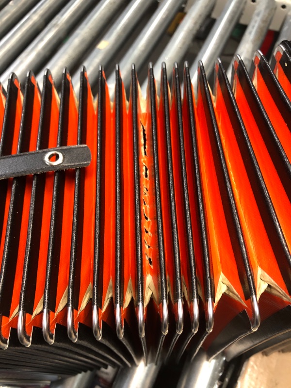 Photo 1 of (DAMAGED) Hohner Panther G/C/F 3-Row Diatonic Accordion - Black