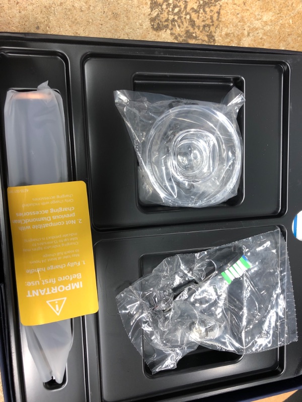 Photo 1 of Philips Sonicare DiamondClean Smart 9700 Electric Toothbrush, Sonic Toothbrush with App, Pressure Sensor, Brush Head Detection, 5 Brushing Modes and 3 Intensity Levels, Lunar Blue, Model HX9957/71