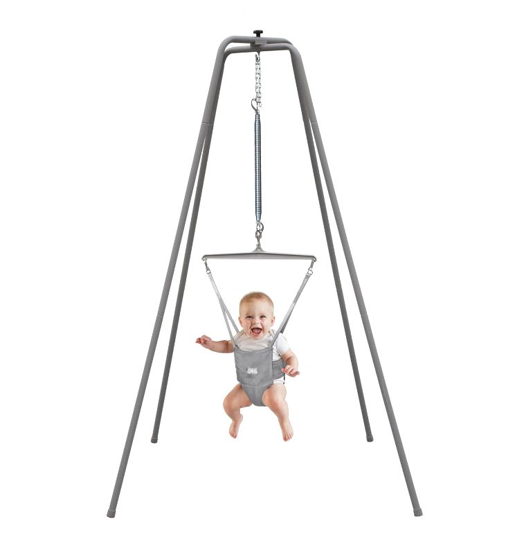 Photo 1 of *stock photo differs from actual item** Jolly Jumper Elite- The Original Jolly Jumper with Super Stand and Premium Spring