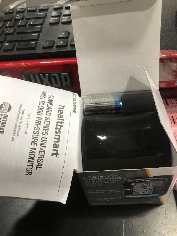 Photo 1 of HealthSmart Digital Standard Blood Pressure Monitor with Automatic Upper Cuff That Displays Pulse Rate and Irregular Heartbeat, Stores up to 120 Readings for 2 Users