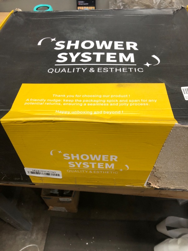 Photo 1 of Full Body Rain Shower System with 4 Body Shower Jets & 12’’ Wall Mount Rainfall Shower Head & Handheld, DASAN Multi Shower Head System Matte Black Rain Shower Faucets sets Combo with Rough-in Valve