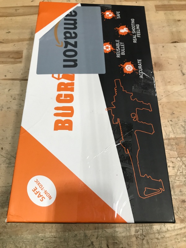 Photo 1 of Bugrtey Soft Bullet Two Modes Toy Gun Blaster, Realistic with Shell Ejecting Design&Sight&Infrared Scope, Cheap with 3 Clips & 80 Foam Bullets, Gifts for Boys Girls Adults Age 8+