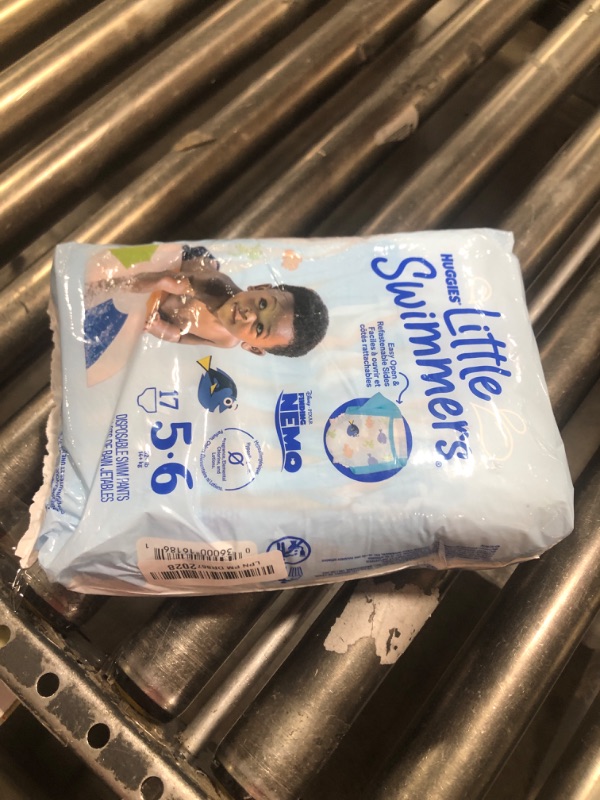 Photo 1 of Huggies Little Swimmers Disposable Swim Diapers, Size 5-6 (32+ lbs), 17 Ct