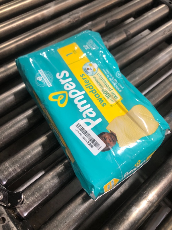 Photo 1 of Pampers Baby Diapers - Swaddlers - Size 1, 32 Count, Ultra Absorbent Disposable Infant Diaper