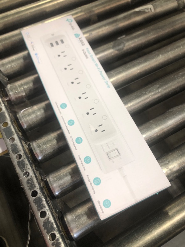 Photo 1 of Kasa Smart Plug Power Strip HS300, Surge Protector with 6 Individually Controlled Smart Outlets and 3 USB Ports, Works with Alexa & Google Home, No Hub Required , White