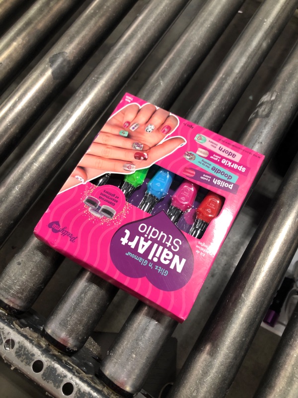 Photo 1 of Nail Art Studio for Girls - Easter Gift - Nail Polish Kit for Kids Ages 7-12 Years Old - Girl Gifts Ideas - Gift Set - Girly Stuff - Polish, Pens, Glitter, Stickers, Gems, Filer - 8 9 10 11 12 Year