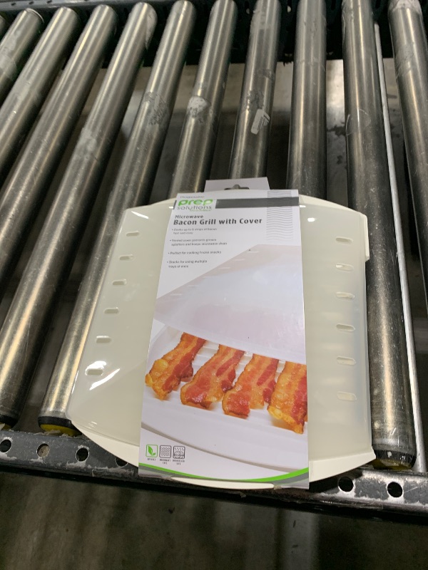Photo 1 of Progressive International Prep Solutions Microwavable Bacon Grill, White, 1 Piece