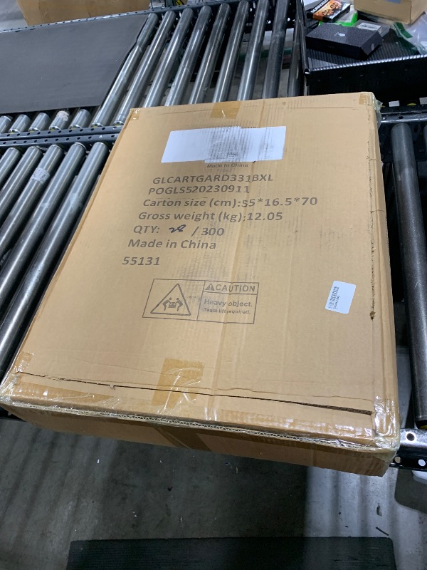 Photo 1 of YSSOA Heavy Duty Folding Portable Hand Cart with Removable Canopy, 8'' Wheels, Adjustable Handles and Double Fabric 