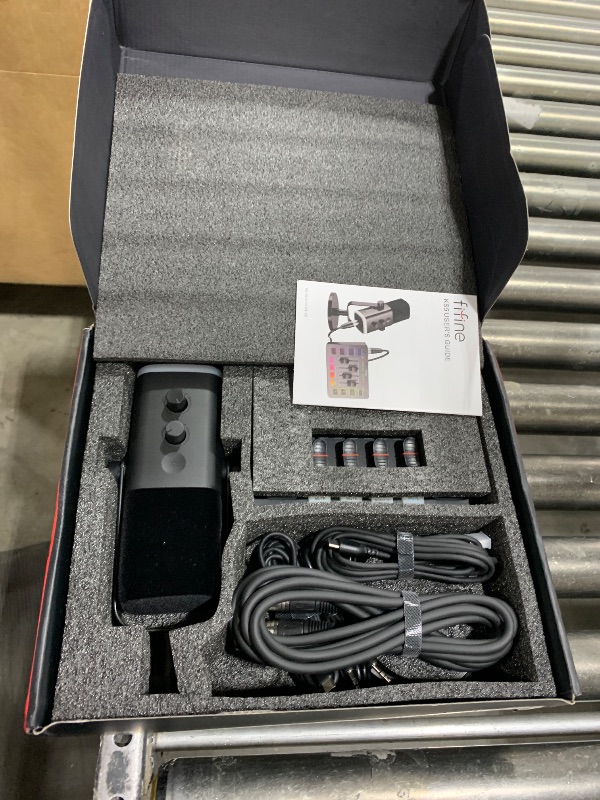 Photo 1 of FIFINE Gaming Equipment Bundle, Dynamic XLR/USB Gaming Microphone Set with Streaming Audio Mixer