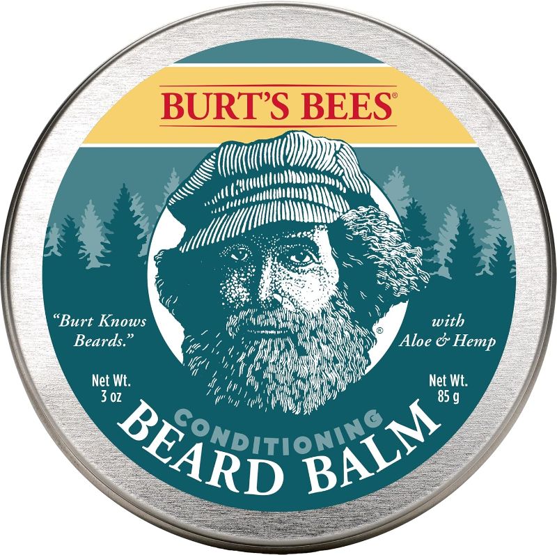 Photo 1 of 
Burt’s Bees Conditioning Beard Balm with Aloe & Hemp, For Men, 3 Ounces
