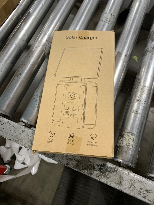 Photo 1 of QIBOX Solar Charger Compatible with Ring Video Doorbell (2nd Generation - 2020 Release), 2.9W Waterproof Continuously Solar Panel, Adjustable Panel