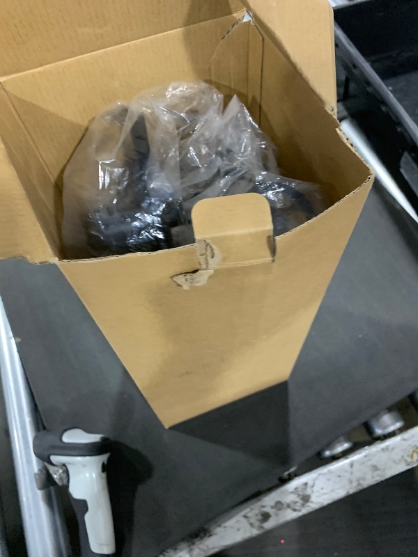 Photo 1 of HiBay 6-Light Track Lighting, Directional Rotatable Ceiling Light Fixture, Black Farmhouse Track Spotlight for Kitchen, Bedroom, Living Room, E26 Base (Bulbs Not Included)