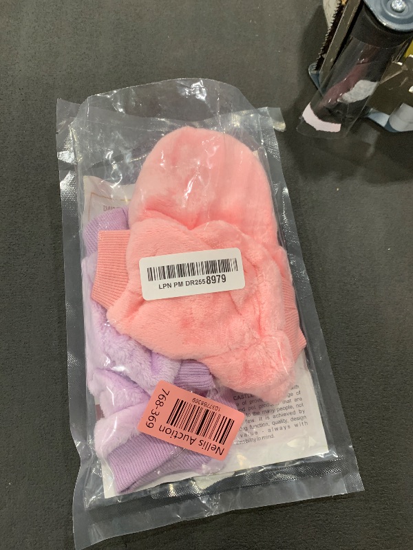 Photo 1 of FabriCastle Dog Sweaters, 2-Pack Dog Clothes for XXS XS Small Dogs Girl & Cats, Ultra Soft and Warm Pet Coats, Winter Pet Jacket, Doggy Apparel Costumes, Puppy Outfits (XX-Small, Pink,Light Purple)