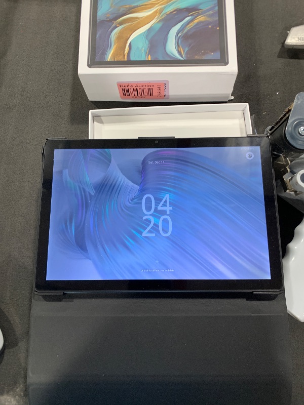 Photo 1 of Android 14 Tablet, 10.1 Inch Android Tablet PC, 8GB RAM 128GB ROM 1TB Expand, 8000mAh Battery, Octa-Core 10.1 Inch with 13MP+8MP Camera/Bluetooth/GPS/WiFi/HD Display (Light Blue)