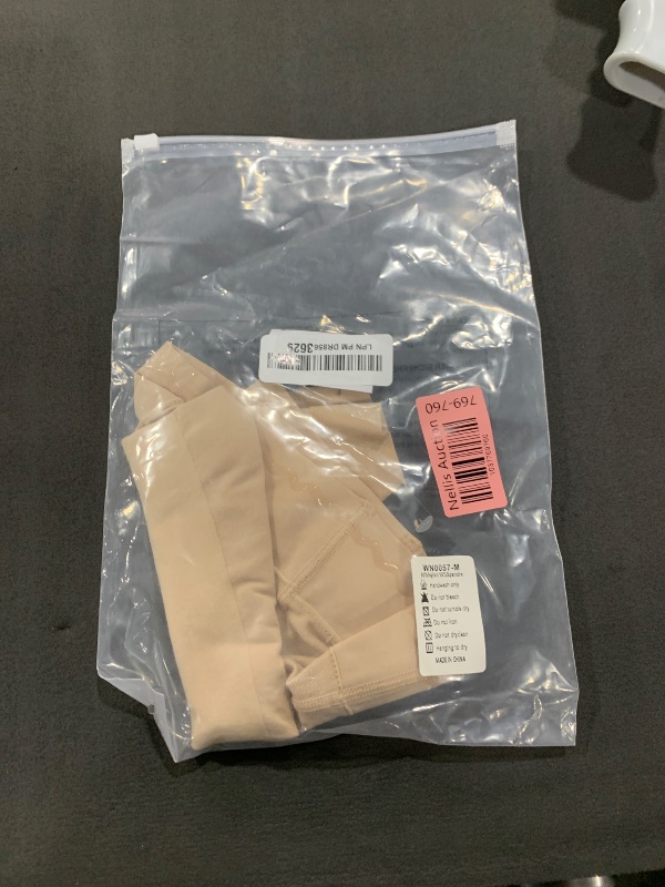 Photo 1 of Seamless Shaping Boyshorts Panties for Women Tummy Control Shapewear Slip Shorts Under Dress Underwear (Basic Beige,M)