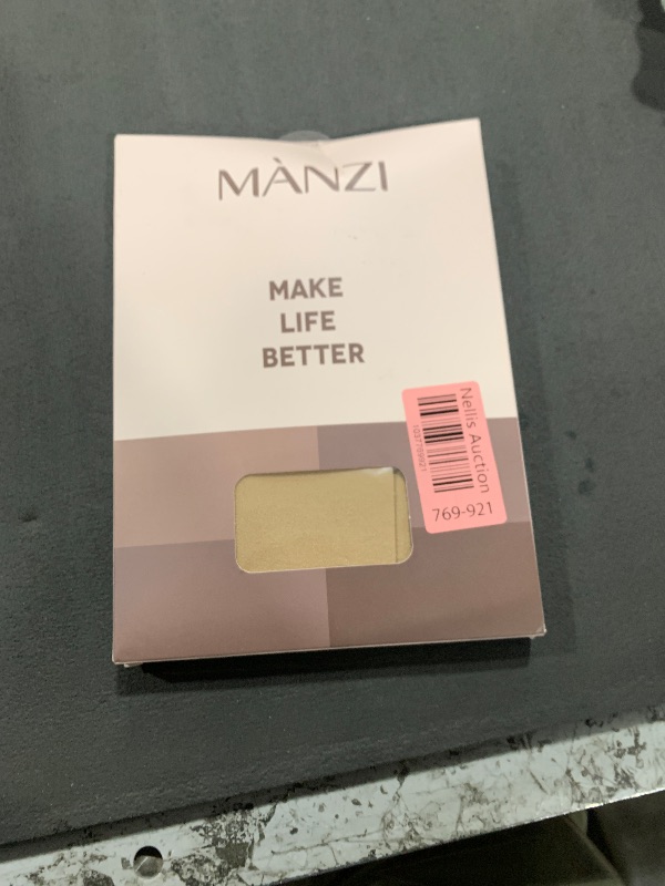 Photo 1 of MANZI 1 Pairs Run Resistant Control Top Panty Hose Opaque Tights, Large, Suntan
