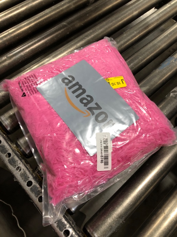 Photo 1 of Softlife Hot Pink Area Rug for Bedroom, Fluffy Shag Plush 3x5 Rugs for Living Room Girls, Shaggy Throw Soft Fuzzy Small Kids Carpet for Floor Bedside Ultra Cozy Non-Slip Indoor Decor