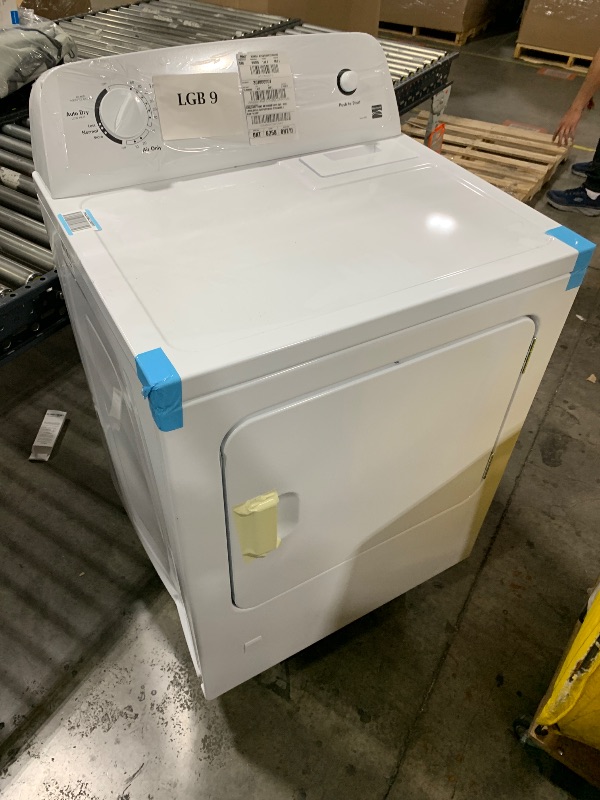 Photo 1 of Kenmore Gas Dryer with Wrinkle Guard and Auto Dry Gas Laundry Drying Machine, 6.5 cu. Ft. Capacity White