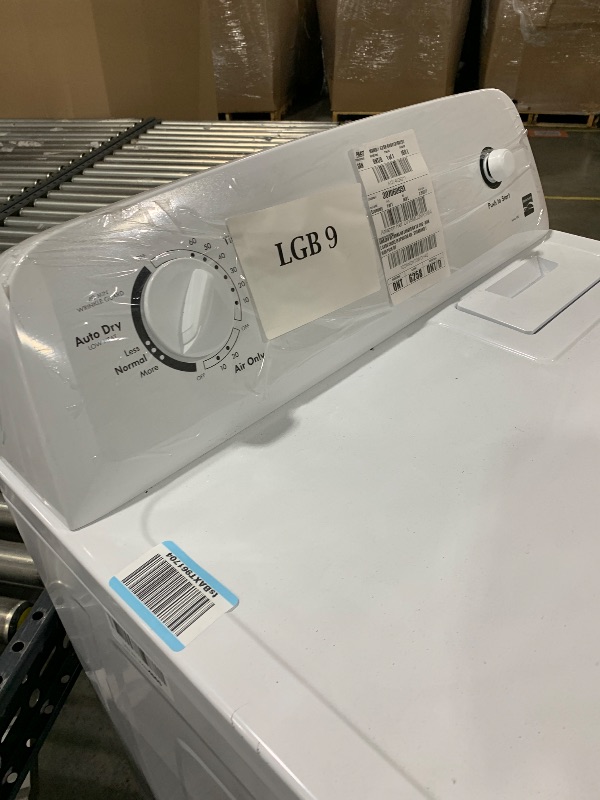 Photo 1 of Kenmore Gas Dryer with Wrinkle Guard and Auto Dry Gas Laundry Drying Machine, 6.5 cu. Ft. Capacity White